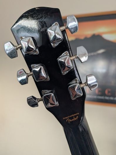 Squier by Fender electro acoustic and hard case