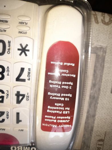 Big Button House Phone Still in Packet Unused, Postage Available or Collection on all my items