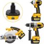 Battery Adapter DCA1820 for Dewalt 18V Tools Convert Dewalt 20V Lithium Battery for DC9096 DE9098 DE9096 with USB Image 3