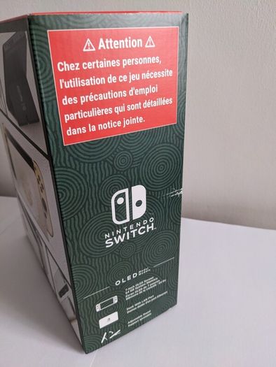 Zelda: Tears of the Kingdom OLED Nintendo Switch Console CIB + Official Breath of the Wild Switch Case + Mario Kart 8 Deluxe