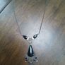 Onyx Drop Boho Necklace Image 3
