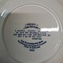 Vintage blue and white soup plates Myott Image 3