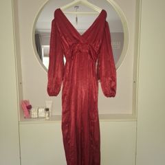 Deep red jumpsuit