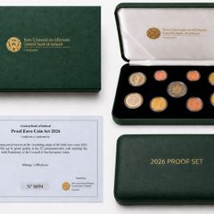 2026 Ireland Euro Coin Set. 5.88 Euro. 9 Coins. Proof