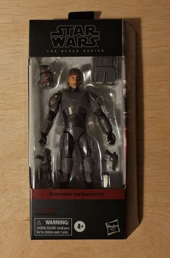 Star Wars The Bad Batch Hunter 6" Scale Black Series New & Unopened