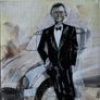 Original Art James Bond Style Luxury Aesthetic Image 4
