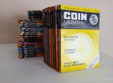 Coin Monthly: The Magazine for All Coin Collectors (43 Volumes) January, 1970 - December, 1974 (GT560)