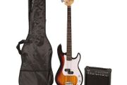 Bass Guitar Pack Amp Strap Cable Case Tuner
