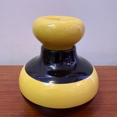 Matz Borgstrom, SAGAFORM, Sweden, Wasp Trap, Striped Ceramic Yellow Black, 2002