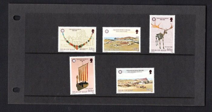 1986 Isle of Man Centenary of Manx Museum Commemorative Stamp Presentation Pack