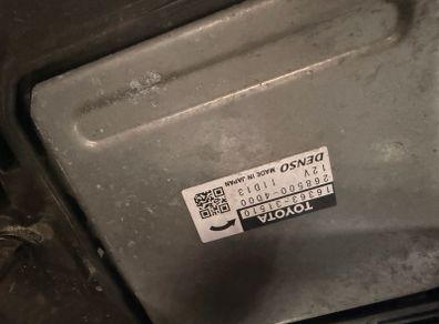 Toyota Camry radiator and radiator fan