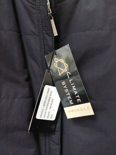 Pringle  Black Gilet L (14/16) New