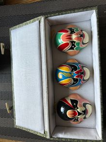 Vintage Beijing Opera Facial Make-up Clay Masks