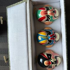 Vintage Beijing Opera Facial Make-up Clay Masks