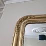 Large Ornate Gold Fireplace Mirror Vintage Style 130cm Image 4
