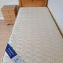Single bed pine headboard and locker Image 6