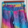 VINTAGE 1990s rainbow tie dye corduroy cotton flares S M Made in India Pride lgbtq festival Image 4