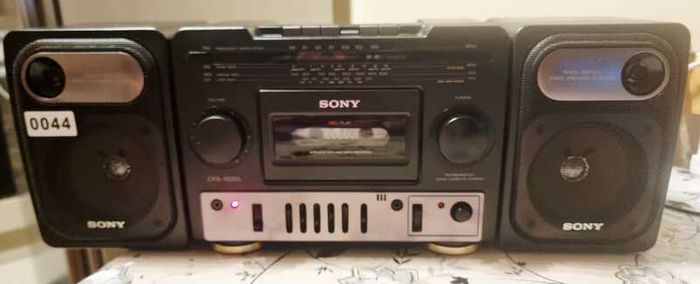 From 1993 Sony CFS 1030L Radio Cassette Recorder.