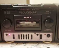 From 1993 Sony CFS 1030L Radio Cassette Recorder.