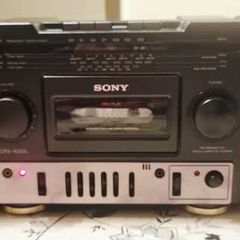 From 1993 Sony CFS 1030L Radio Cassette Recorder.