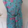 Cotton wrap sleeveless dress size 10 knee length Image 7