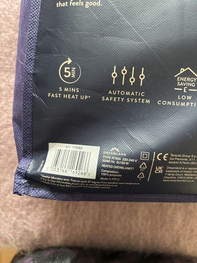 Electric Overblanket - Dreamland King Size