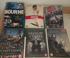 DVD Box Sets Bourne, Dexter, Sons of Anarchy & More (5e Each) or lot for 20