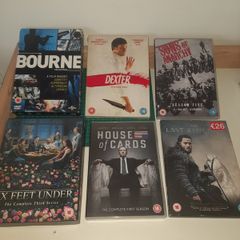 DVD Box Sets Bourne, Dexter, Sons of Anarchy & More (5e Each) or lot for 20