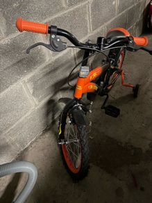 Kids Bicycle - 16 Inch Strike Bike Orange