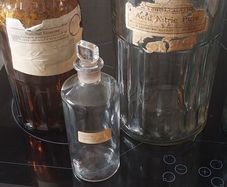 old medicine bottles