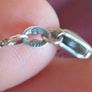 sterling silver cz cross stamped 925 on sterling silver chain stamped 925 Image 4