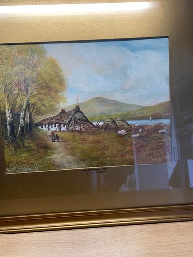 Antique Watercolour On Loch Voil 1905