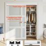 5ft Double Door Hardware Kit Aluminium Track System Image 4