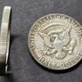 United States 1/2 Dollar "Kennedy Half Dollar" 90% Silver coin in Bezel Image 4