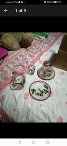 Christmas Robin candle set
