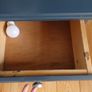 Upcycled dark grey wardrobe and matching 3-drawer locker Image 3
