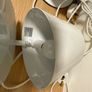 Pair of retro metal bedside lamps Image 2