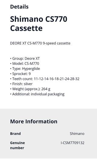 Shimano XT
