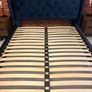Blue Velvet king size bed frame Image 3