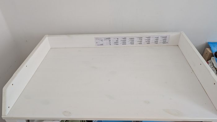 Baby changing table