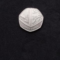 UK : 50p Coin , Royal Shield of Arms , 2015