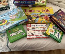 therapy games (social skills, stutter, sentences, bingo)
