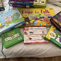 therapy games (social skills, stutter, sentences, bingo)