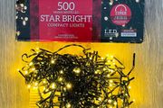 500 Warm White LED Star Bright Compact Lights
