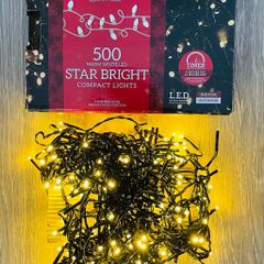 500 Warm White LED Star Bright Compact Lights