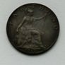1917 Great Britain Farthing from the United Kingdom, featuring King George V. Image 2