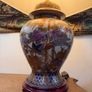 Pair of Satsuma Style Table Lamps with Shades Image 5