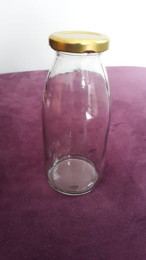 Glass jars retro milk bottles storage new