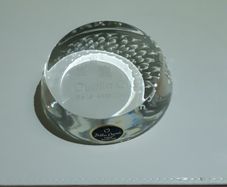 Dublin crystal paperweight