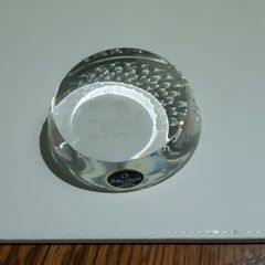 Dublin crystal paperweight